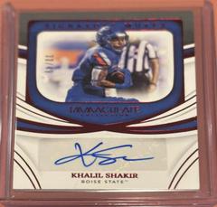 Khalil Shakir [Ruby] Football Cards 2022 Panini Immaculate Collegiate Signature Moves Prices