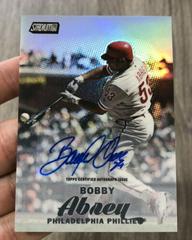 Bobby Abreu [Refractor Autograph] Baseball Cards 2017 Stadium Club Chrome Prices