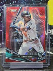 Julio Rodriguez [Red Lava] #23 Baseball Cards 2022 Bowman's Best Prices