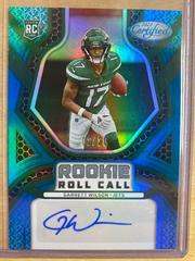 Garrett Wilson [Teal] #RCS-GW Football Cards 2022 Panini Certified Rookie Roll Call Signatures Prices