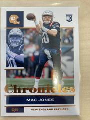 Mac Jones [Gold] #80 Football Cards 2021 Panini Chronicles Prices