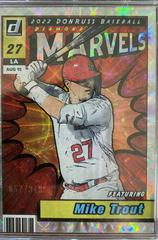 Mike Trout [Silver] Baseball Cards 2022 Panini Donruss Marvels Prices