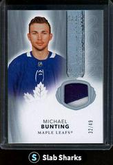 Michael Bunting [Patch] #2022-BU Hockey Cards 2021 Upper Deck The Cup Rookie Class of 2022 Prices