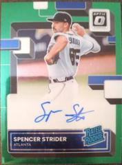Spencer Strider [Green Stars] #RRS-SS Baseball Cards 2022 Panini Donruss Optic Rated Rookie Signatures Prices