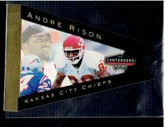 Andre Rison [Gold Foil] #48 Football Cards 1998 Playoff Contenders Pennants Prices