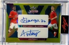 Anthony Elanga , Antony Soccer Cards 2022 Leaf Vivid Dual Autographs Prices