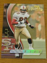 Jerry Rice [Coaches Honors] Football Cards 2000 Playoff Absolute Prices