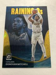 Donovan Mitchell [Gold] #4 Basketball Cards 2022 Panini Donruss Optic Raining 3s Prices