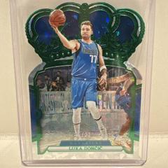 Luka Doncic [Green Crystal FOTL] #82 Basketball Cards 2023 Panini Crown Royale Prices