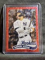 Aaron Judge [Red] #89B-31 Baseball Cards 2024 Topps 1989 Prices