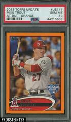 Mike Trout [At Bat Orange] Baseball Cards 2012 Topps Update Prices