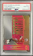 Tom Brady [Pink] Football Cards 2020 Panini Illusions Living Legends Prices