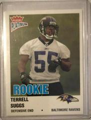 Terrell Suggs Football Cards 2003 Fleer Platinum Prices