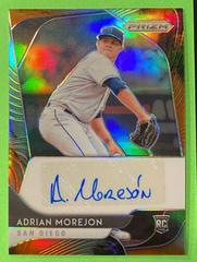 Adrian Morejon [Cosmic Haze Prizm] Baseball Cards 2020 Panini Prizm Rookie Autographs Prices