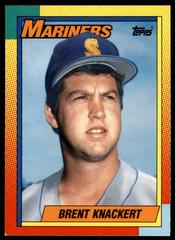 Brent Knackert #52T Baseball Cards 1990 Topps Traded Prices