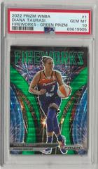 Diana Taurasi [Green Pulsar] #1 Basketball Cards 2022 Panini Prizm WNBA Fireworks Prices