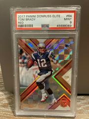 Tom Brady [Red] #64 Football Cards 2017 Panini Donruss Elite Prices