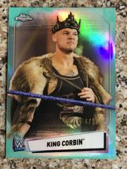 King Corbin [Aqua Refractor] Wrestling Cards 2021 Topps Chrome WWE Prices