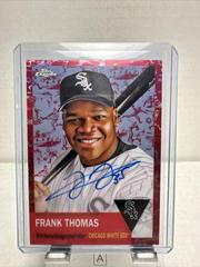 Frank Thomas [Toile Cream Red] #CPA-FT Baseball Cards 2022 Topps Chrome Platinum Anniversary Autographs Prices