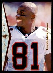 Terance Mathis Football Cards 1995 SP Prices