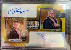 Ilja Dragunov, WALTER [Gold Prizm] Wrestling Cards 2022 Panini Prizm WWE Iconic Rivals Dual Autographs Prices