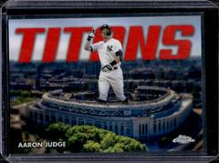 Aaron Judge [Red] Baseball Cards 2023 Topps Chrome Titans Prices