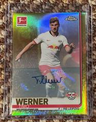 Timo Werner [Autograph Gold Refractor] Soccer Cards 2019 Topps Chrome Bundesliga Prices