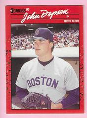 John Dopson Baseball Cards 1990 Donruss Aqueous Test Prices