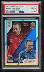 Andres Iniesta, Franck Ribery [Prizm] Soccer Cards 2014 Panini Prizm World Cup Matchups Prices