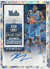 Kevon Looney [Autograph Cracked Ice Ticket] Basketball Cards 2015 Panini Contenders Draft Picks Prices