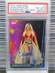 Charlotte Flair [Blue Autograph] Wrestling Cards 2018 Topps WWE Women's Division Prices