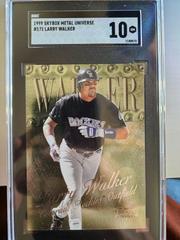 Larry Walker #171 Baseball Cards 1999 Metal Universe Prices