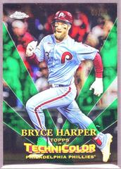 Bryce Harper [Green] #TT-24 Baseball Cards 2023 Topps Chrome in Technicolor Prices