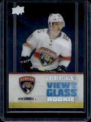 Anton Lundell #VG-15 Hockey Cards 2021 Upper Deck Credentials View from the Glass Prices