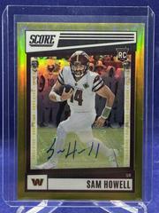Sam Howell [Signature Gold Zone] #SP-304 Football Cards 2022 Panini Chronicles Score Premium Rookies Prices