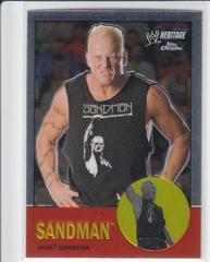 Sandman #19 Wrestling Cards 2007 Topps Heritage II Chrome WWE Prices