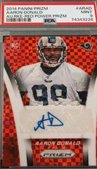 Aaron Donald [Red Power Prizm] #AR-AD Football Cards 2014 Panini Prizm Autograph Rookies Prices