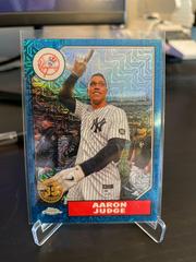 Aaron Judge [Blue] #T87C2-84 Baseball Cards 2022 Topps Silver Pack 1987 Chrome Series 2 Prices