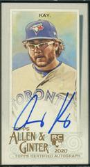 Anthony Kay [Black Frame] #MA-AK Baseball Cards 2020 Topps Allen & Ginter Mini Autographs Prices
