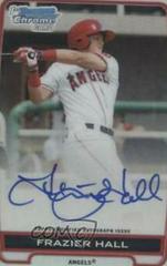 Frazier Hall [Autograph Refractor] #BCAFH Baseball Cards 2012 Bowman Chrome Prospects Prices