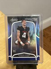 Desmond Ridder [Spectrum Blue] #INT-3 Football Cards 2022 Panini Absolute Introductions Prices