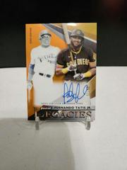 Fernando Tatis Jr. [Orange Refractor] Baseball Cards 2021 Topps Finest Legacies Autographs Prices