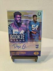 Dayo Odeyingbo #RS-DO Football Cards 2021 Panini Illusions Rookie Signs Autographs Prices