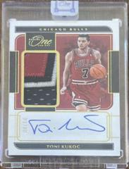 Toni Kukoc [Gold] Basketball Cards 2021 Panini One and One Jersey Autographs Prices