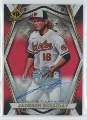 Jackson Holliday [Autograph Red] Baseball Cards 2022 Bowman Draft Invicta Prices