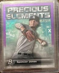 Spencer Jones [Purple] Baseball Cards 2023 Bowman Platinum Precious Elements Prices