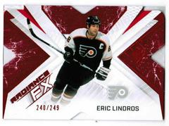 Eric Lindros [Red] #RFX-19 Hockey Cards 2022 SPx Radiance FX Prices