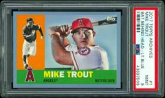 Mike Trout [Bat Behind Head Light Blue] #1 Baseball Cards 2017 Topps Archives Prices