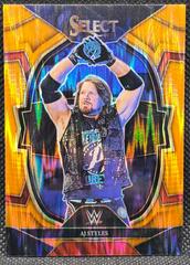 AJ Styles [Orange Flash] #16 Wrestling Cards 2023 Panini Select WWE Prices