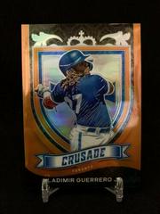 Vladimir Guerrero Jr. [Neon Orange] #4 Baseball Cards 2021 Panini Chronicles Crusade Prices